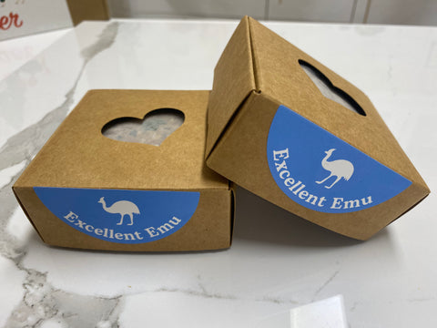 Single Heart Excellent Emu Samples x 5