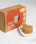 Tasty Turkey fresh dog food box and heart-shaped patty — Pip Eats