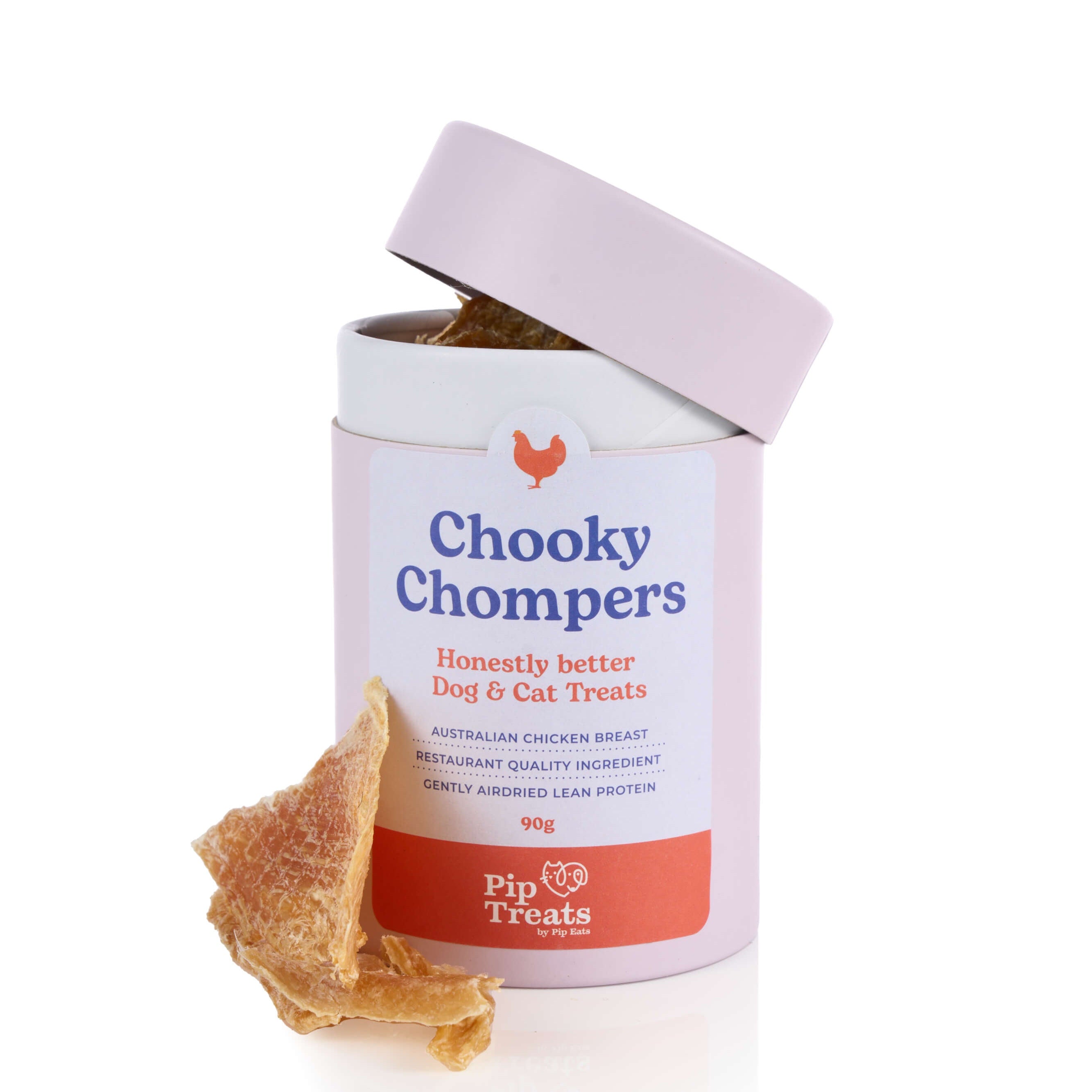 Natural Chicken Dog Treats | Chooky Chompers | Pip Eats Australia