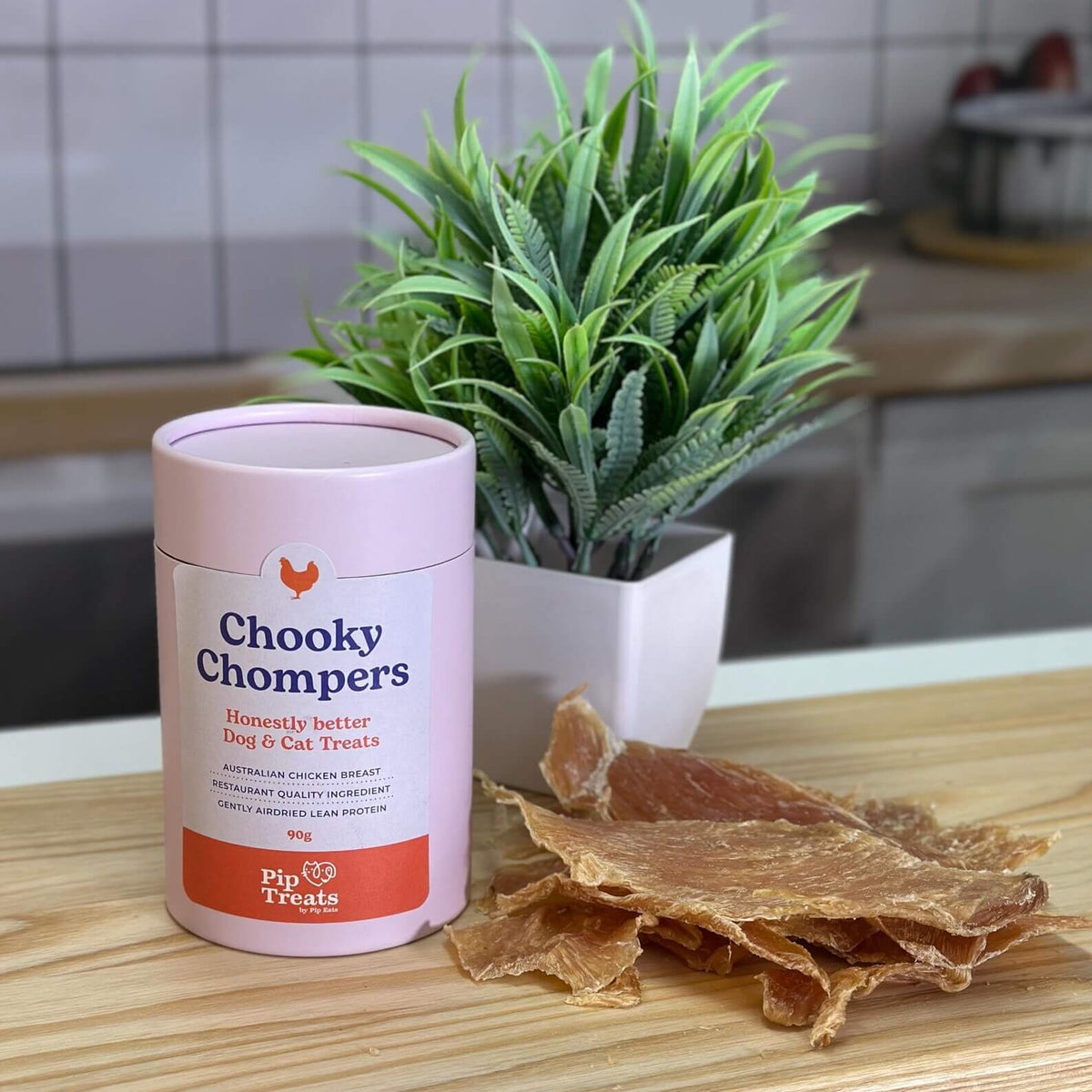 Natural Chicken Dog Treats | Chooky Chompers | Pip Eats Australia