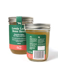 Lovely Lamb Bone Broth back of pack — ingredients and nutritional information — Pip Eats